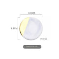 Marble Coaster Set with Gold Geometric Design