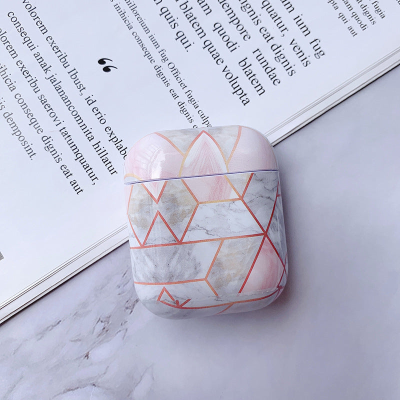 Marble Protective Case for AirPods Wireless Earphones