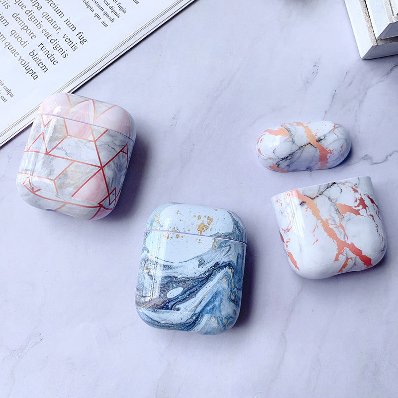 Marble Protective Case for AirPods Wireless Earphones