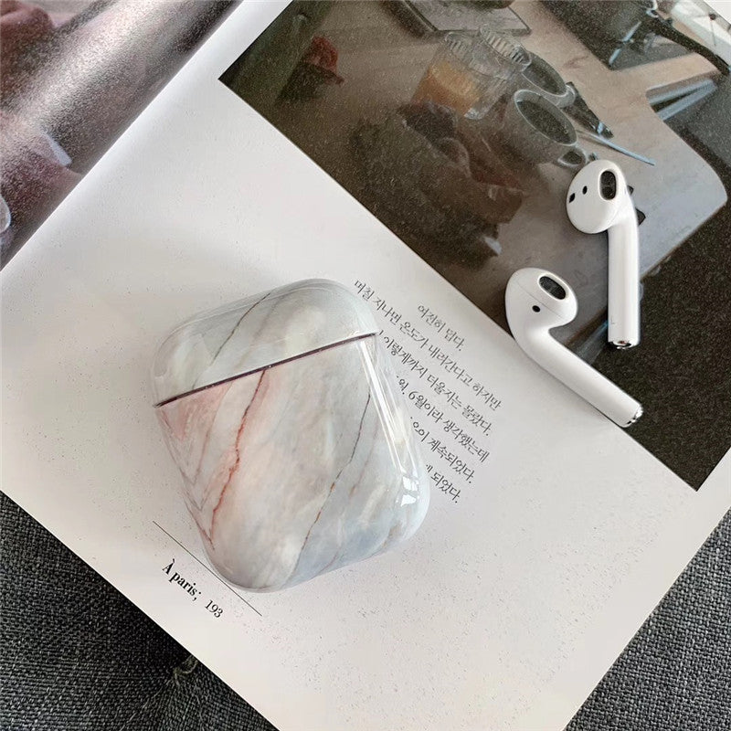 Marble Protective Case for AirPods Wireless Earphones