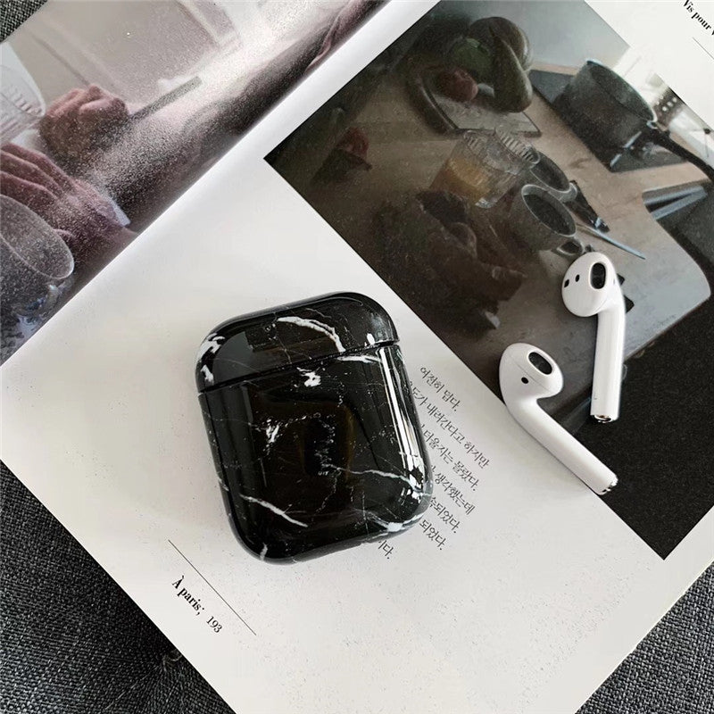 Marble Protective Case for AirPods Wireless Earphones