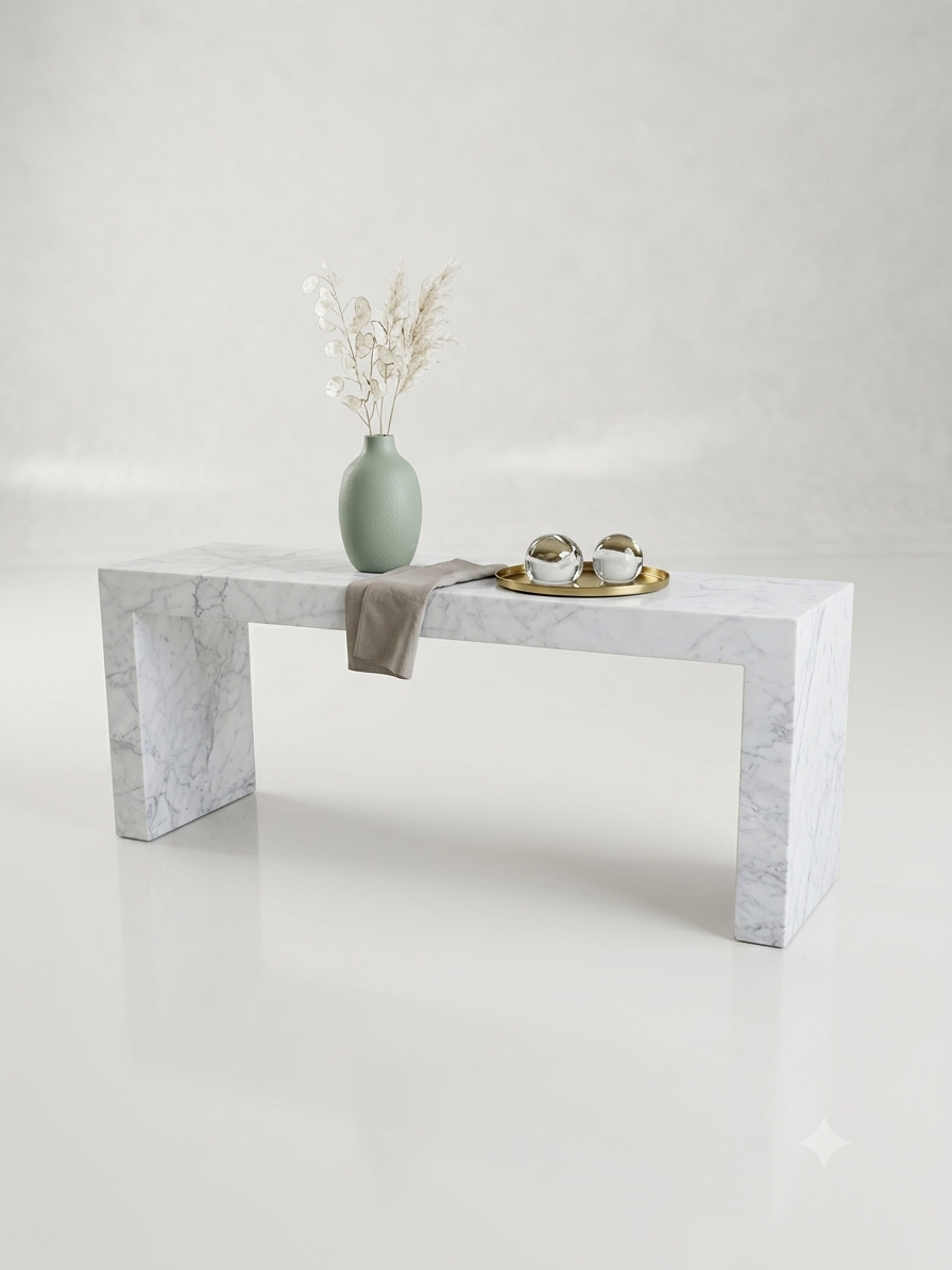Natural Marble console