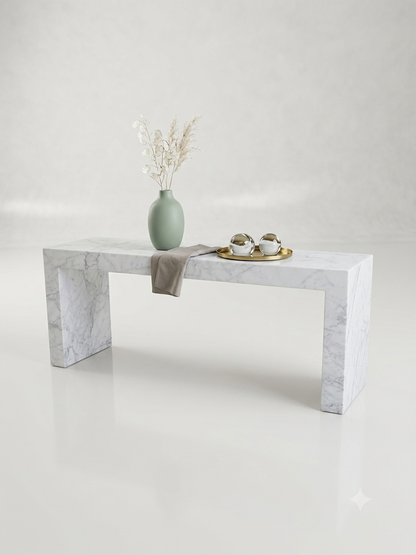 Natural Marble console