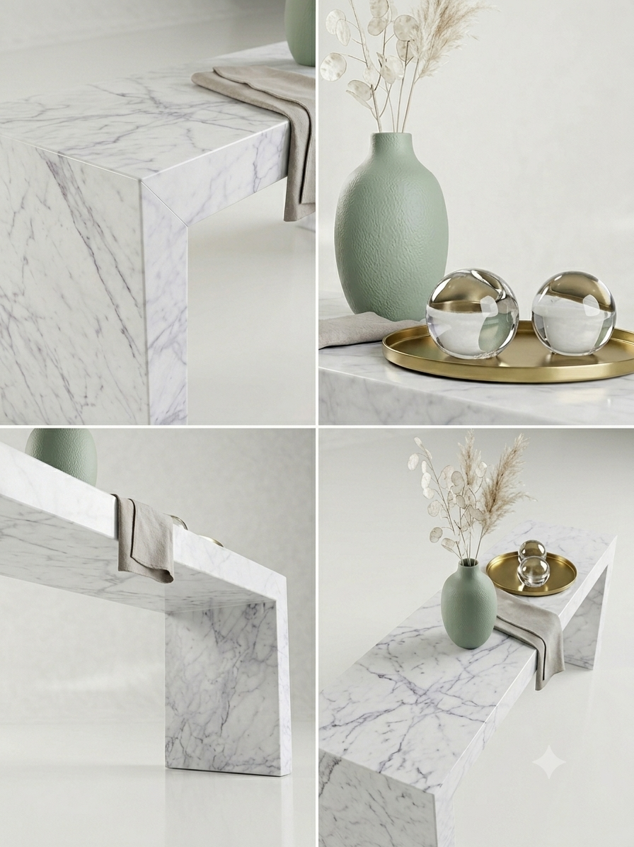 Natural Marble console