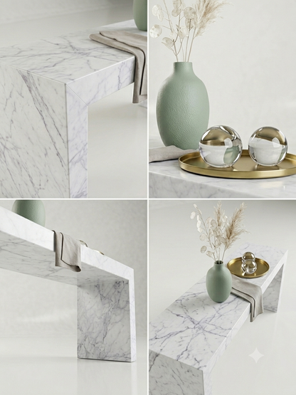 Natural Marble console