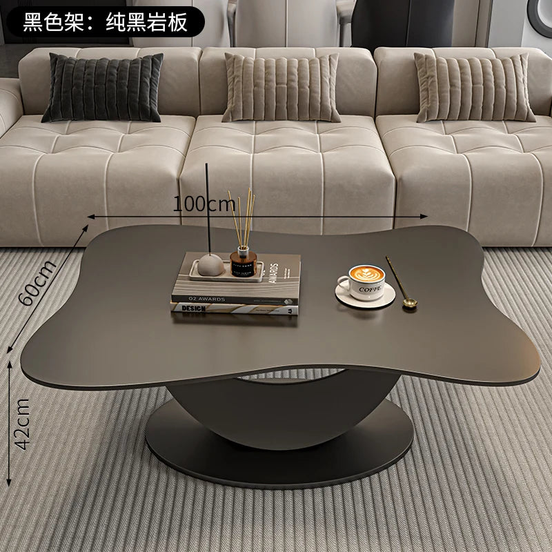 Italian Simple Coffee Table Trendy Aesthetic Design Eclectic Coffee Table Luxury Neutral Table De Salon Living Room Furniture