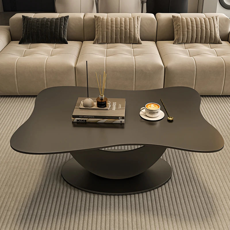 Italian Simple Coffee Table Trendy Aesthetic Design Eclectic Coffee Table Luxury Neutral Table De Salon Living Room Furniture