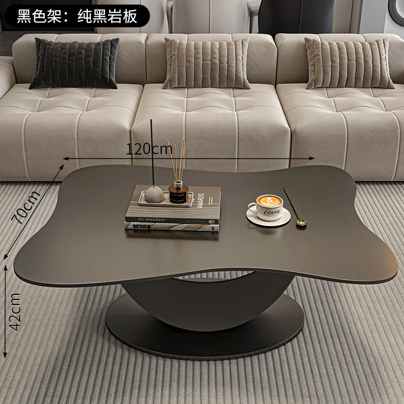Italian Simple Coffee Table Trendy Aesthetic Design Eclectic Coffee Table Luxury Neutral Table De Salon Living Room Furniture