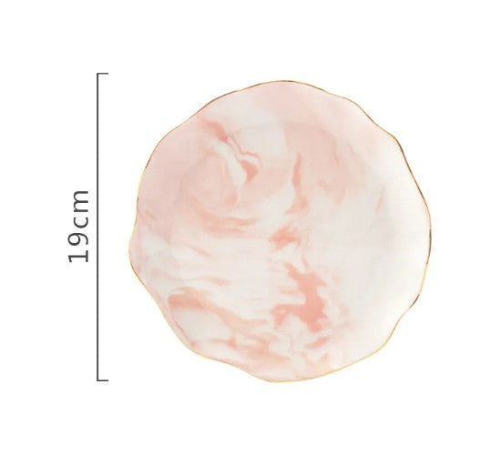 Marble Stand Jewelry Tray