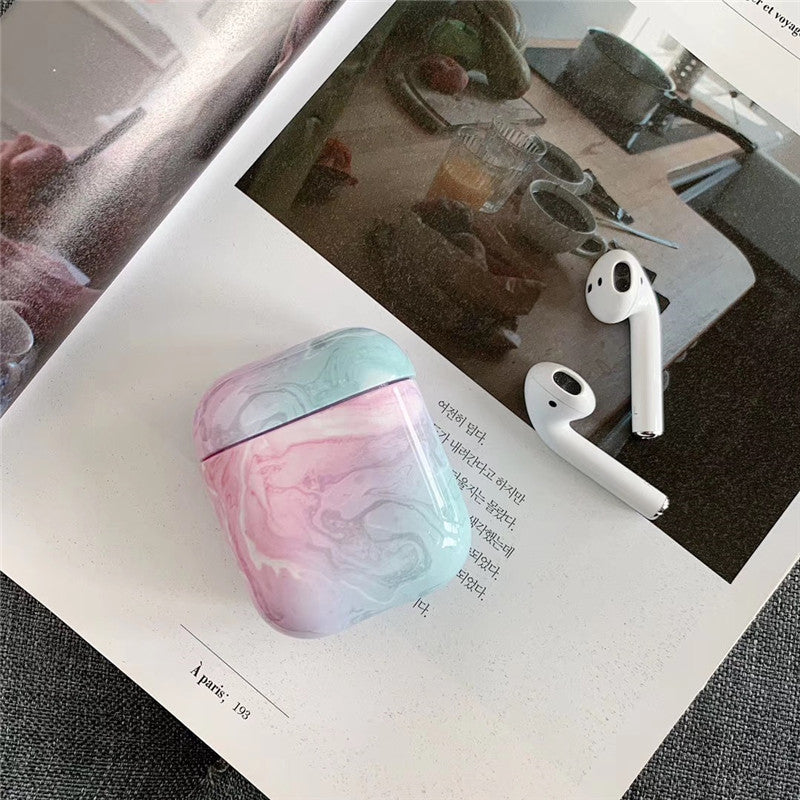 Marble Protective Case for AirPods Wireless Earphones