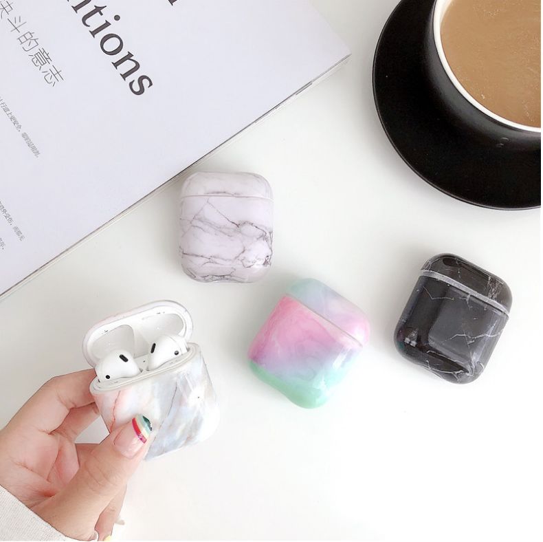 Marble Protective Case for AirPods Wireless Earphones